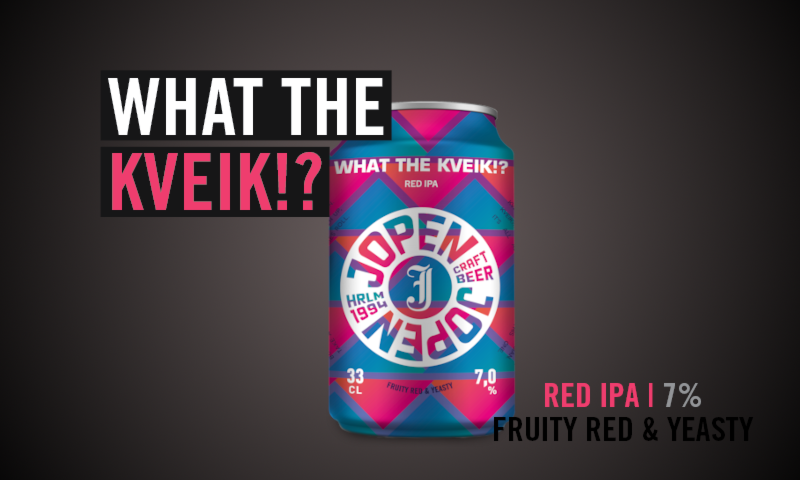 Jopen What the Kveik Red IPA is derde Chapter van 2021